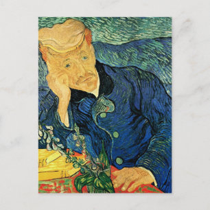 Porträt von Doktor Gachet, Van Gogh Fine Art Postkarte