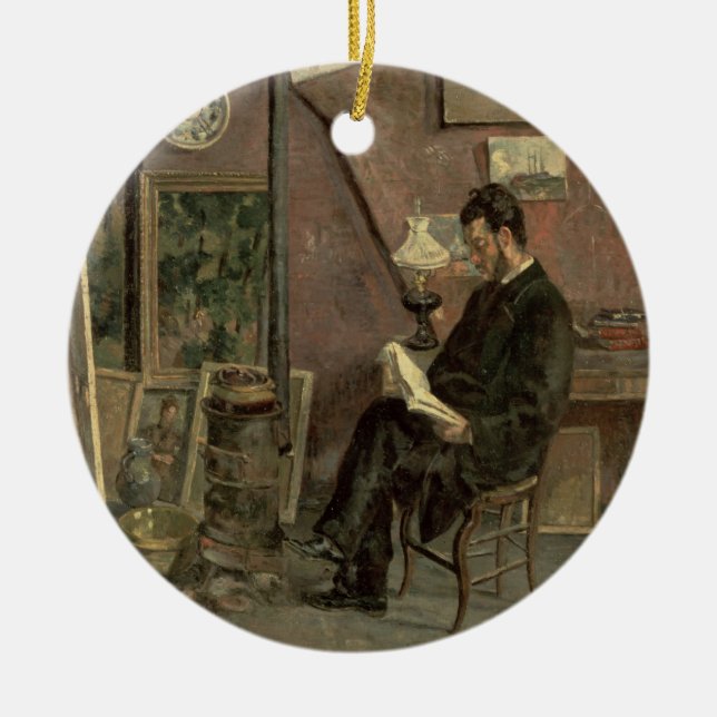 Porträt von Doktor Martinez, 1878 (Öl auf Keramikornament (Vorne)