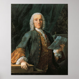 Porträt von Domenico Scarlatti Poster