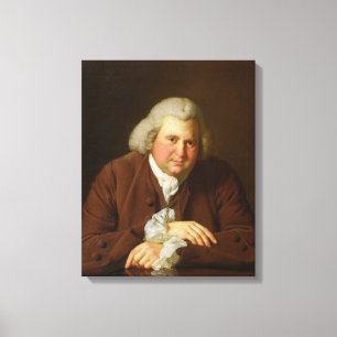 Porträt von Dr. Erasmus Darwin Leinwanddruck