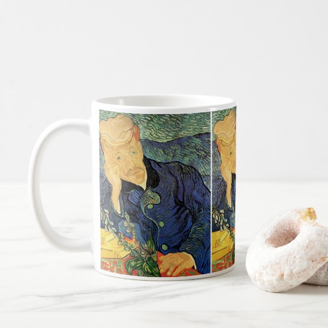 Porträt von Dr. Gachet von Vincent van Gogh Kaffeetasse (Mit Donut)