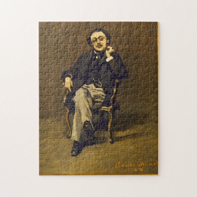Porträt von Dr. Leclenché Monet Kunstkunst (Vertikal)