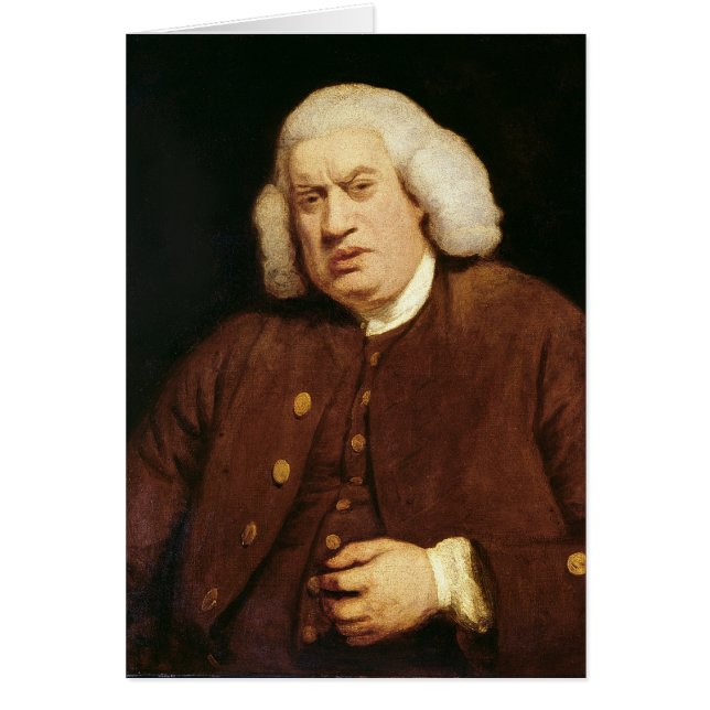 Porträt von Dr. Samuel Johnson (Vorne)