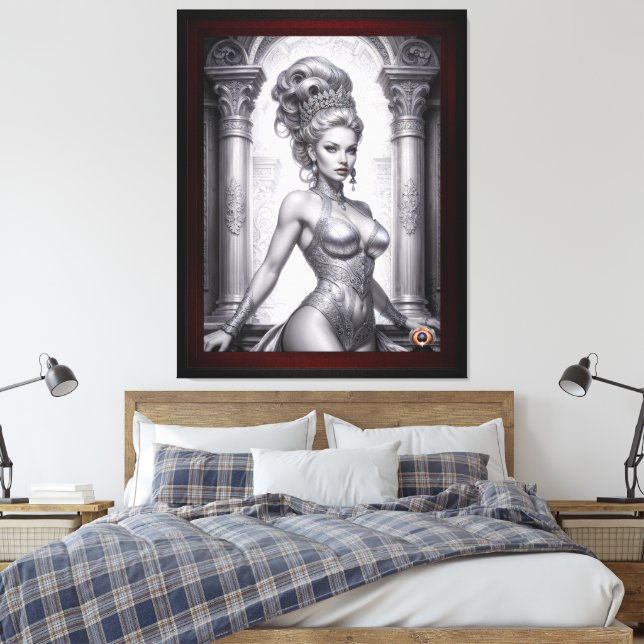 Porträt von Drusella Arkaevis Kunst, Dichtung und  Leinwanddruck (Insitu (Schlafzimmer))