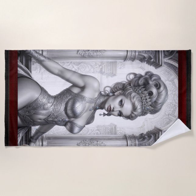 Porträt von Drusella Arkaevis Kunst, Dichtung und  Strandtuch (Vorderseite)