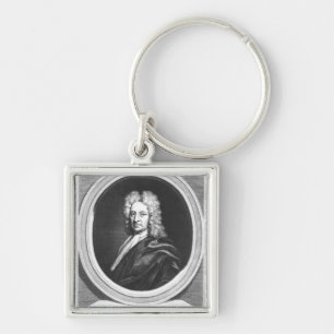 Porträt von Edmond Halley Schlüsselanhänger