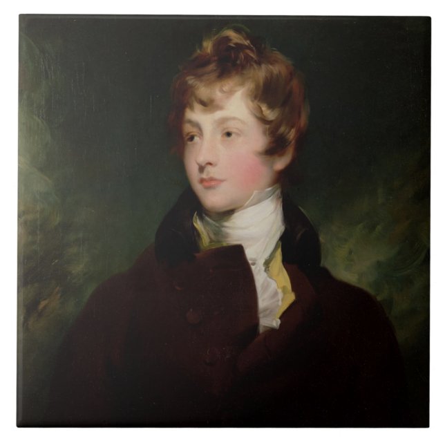 Porträt von Edward Impey (1785-1850), c.1800 (Öl Fliese (Vorderseite)