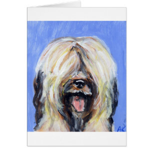 Porträt von einem Briard
