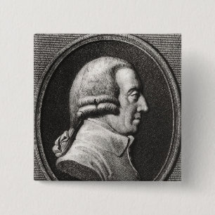 Porträt von einem Medaillon von Adam-Smith Button