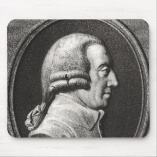 Porträt von einem Medaillon von Adam-Smith Mousepad