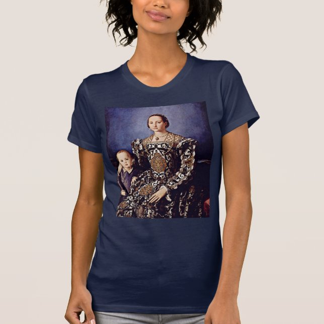 Porträt von Eleonora di Toledo durch Bronzino T-Shirt (Vorderseite)