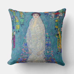 Porträt von Elisabeth Lederer, Gustav Klimt Kissen