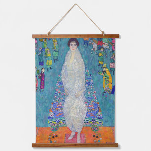 Porträt von Elisabeth Lederer, Gustav Klimt Wandteppich Mit Holzrahmen