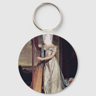 Porträt von Eliza Ridgely (die Dame With The Harp Schlüsselanhänger