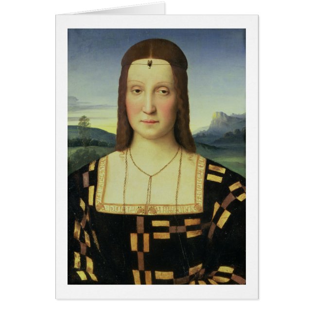 Porträt von Elizabeth Gonzaga, c.1504 (Öl auf (Vorne)