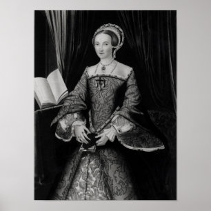 Porträt von Elizabeth I wenn Prinzessin c.1546 Poster
