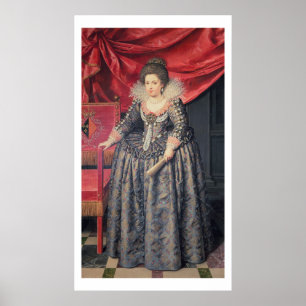 Porträt von Elizabeth von (1602-44) Tochter Poster