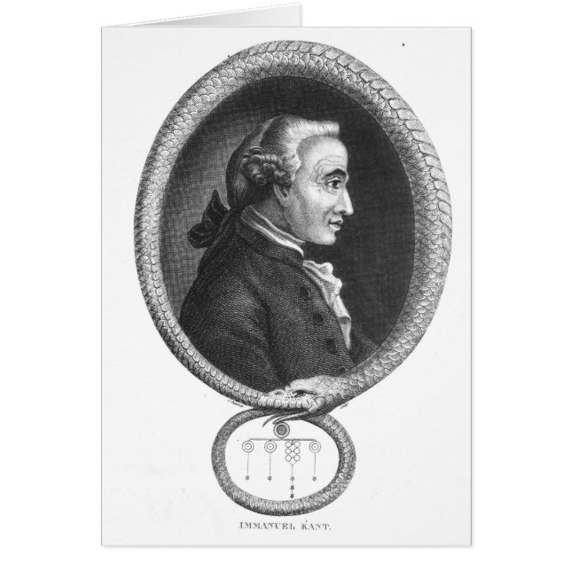 Porträt von Emmanuel Kant 2 (Vorne)