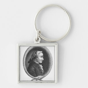 Porträt von Emmanuel Kant 2 Schlüsselanhänger