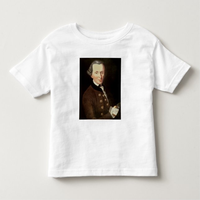 Porträt von Emmanuel Kant Kleinkind T-shirt (Vorderseite)