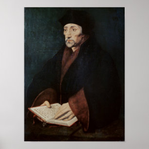 Porträt von Erasmus von Rotterdam von Rotterdam Poster