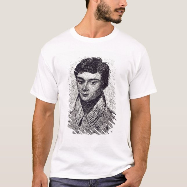 Porträt von Evariste Galois T-Shirt (Vorderseite)