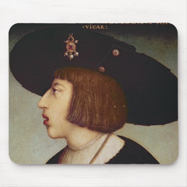 Porträt von Ferdinand I, heiliger römischer Kaiser Mousepad (Vorne)