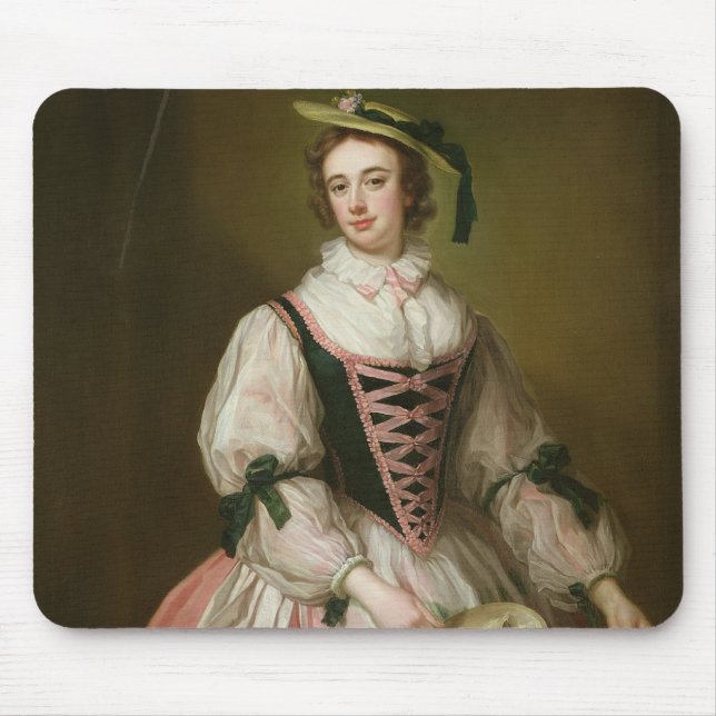 Porträt von Frances Macartney, c.1745 Mousepad (Vorne)