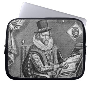 Porträt von Francis Bacon-(1561-1626) Vicomte von Laptopschutzhülle