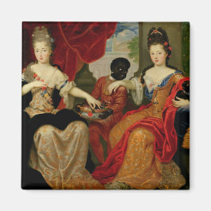 Porträt von Francoise-Marie de Bourbon Magnet