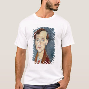 Porträt von Franz Hellens, 1919 (Öl auf Leinwand T-Shirt