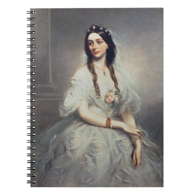 Porträt von Frau C.W.Stoughton (d.1907), Drei-Quar Notizblock (Vorderseite)