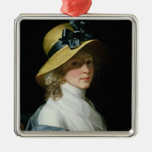 Porträt von Frau Senator Elisabeth Hudtwalcker Silbernes Ornament