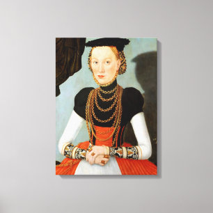 Porträt von Frauen - Kranach der Jüngeren - c1564 Leinwanddruck