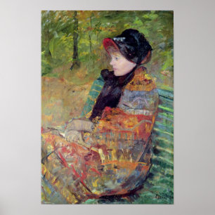 Porträt von Fräulein C. Lydia Cassatt, 1880 Poster