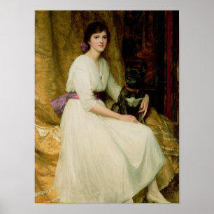 Porträt von Fräulein Dorothy Dicksee Poster