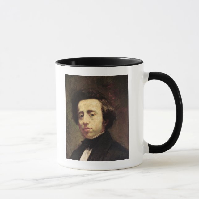 Porträt von Frederic Chopin 2 Tasse (Rechts)