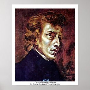 Porträt von Frédéric Chopin Poster