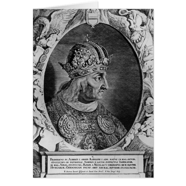 Porträt von Frederick IV, heiliger römischer (Vorne)