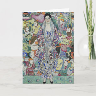 Porträt von Friederike Maria Beer von Gustav Klimt Karte