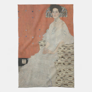 Porträt von Fritza Riedler von Gustav Klimt Geschirrtuch