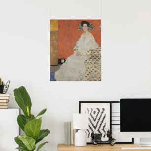 Porträt von Fritza Riedler von Gustav Klimt Poster