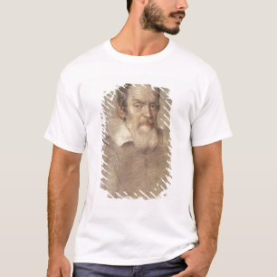 Porträt von Galileo Galilei-Astronomen T-Shirt