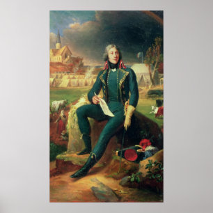 Porträt von General Louis-Lazare Hoche Poster