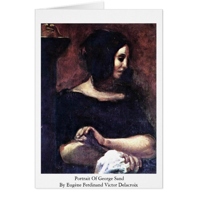 Porträt von George Sand (Vorne)