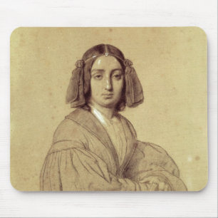 Porträt von George Sand 1837 Mousepad