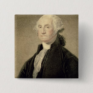 Porträt von George Washington, graviert von Button