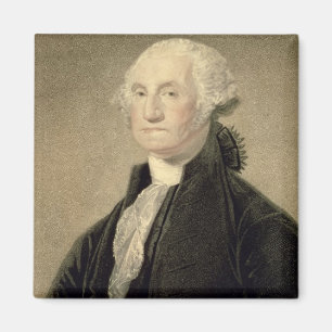 Porträt von George Washington, graviert von Magnet