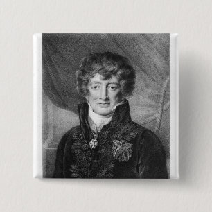 Porträt von Georges Cuvier Button