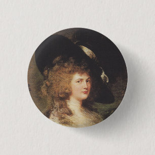 Porträt von Georgiana, Herzogin von Devonshire Button